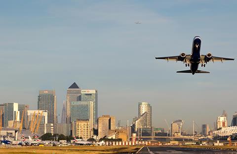London City Airport skyline